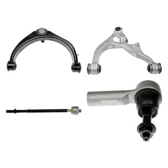 Dorman® - OE Solutions™ Front Driver Side Lower and Upper Control Arm with Ball Joint and Tie Rod End Kit