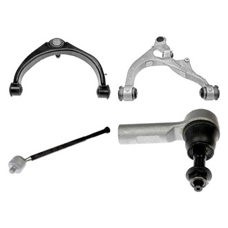 Dorman® - OE Solutions™ Front Driver Side Lower and Upper Control Arm with Ball Joint and Tie Rod End Kit