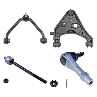 Dorman® - OE Solutions™ Front Driver Side Lower and Upper Control Arm with Ball Joint and Tie Rod End Kit