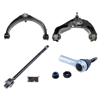 Dorman® - OE Solutions™ Front Driver Side Lower and Upper Control Arm with Ball Joint and Tie Rod End Kit