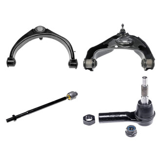 Dorman® - OE Solutions™ Front Driver Side Lower and Upper Control Arm with Ball Joint and Tie Rod End Kit