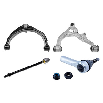 Dorman® - OE Solutions™ Front Driver Side Lower and Upper Control Arm with Ball Joint and Tie Rod End Kit