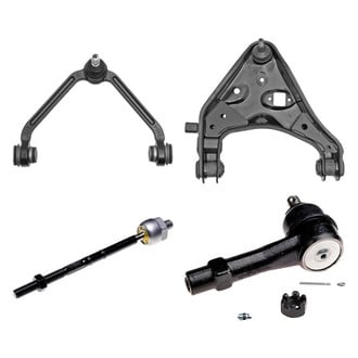 Dorman® - OE Solutions™ Front Driver Side Lower and Upper Control Arm with Ball Joint and Tie Rod End Kit