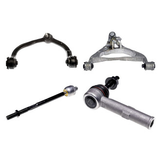 Dorman® - OE Solutions™ Front Driver Side Lower and Upper Control Arm with Ball Joint and Tie Rod End Kit