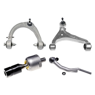 Dorman® - OE Solutions™ Front Driver Side Lower and Upper Control Arm with Ball Joint and Tie Rod End Kit