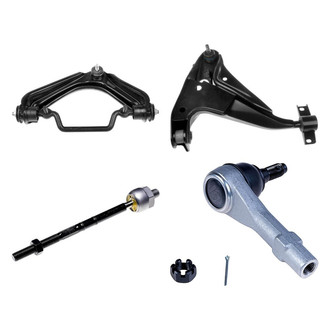 Dorman® - OE Solutions™ Front Driver Side Lower and Upper Control Arm with Ball Joint and Tie Rod End Kit