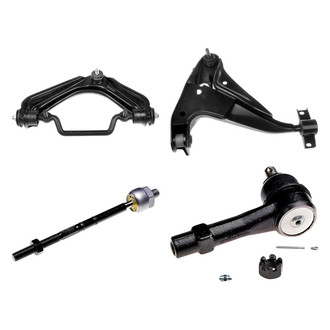 Dorman® - OE Solutions™ Front Driver Side Lower and Upper Control Arm with Ball Joint and Tie Rod End Kit