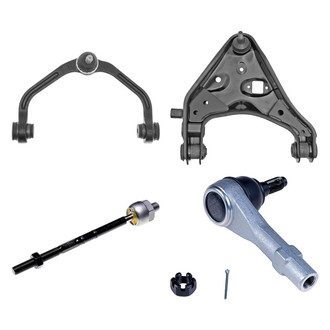Dorman® - OE Solutions™ Front Driver Side Lower and Upper Control Arm with Ball Joint and Tie Rod End Kit