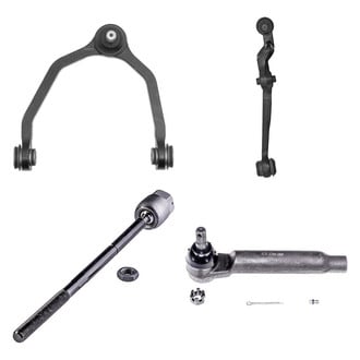 Dorman® - OE Solutions™ Front Driver Side Lower and Upper Control Arm with Ball Joint and Tie Rod End Kit