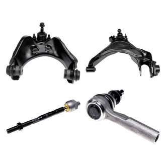 Dorman® - OE Solutions™ Front Driver Side Lower and Upper Control Arm with Ball Joint and Tie Rod End Kit