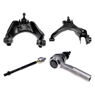 Dorman® - OE Solutions™ Front Driver Side Lower and Upper Control Arm with Ball Joint and Tie Rod End Kit