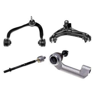 Dorman® - OE Solutions™ Front Driver Side Lower and Upper Control Arm with Ball Joint and Tie Rod End Kit