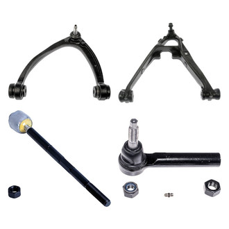 Dorman® - OE Solutions™ Front Driver Side Lower and Upper Control Arm with Ball Joint and Tie Rod End Kit