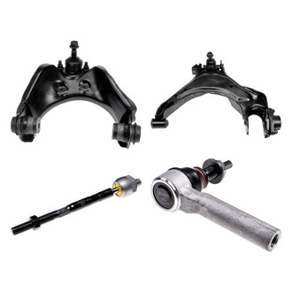 Dorman® - OE Solutions™ Front Driver Side Lower and Upper Control Arm with Ball Joint and Tie Rod End Kit