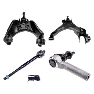 Dorman® - OE Solutions™ Front Driver Side Lower and Upper Control Arm with Ball Joint and Tie Rod End Kit