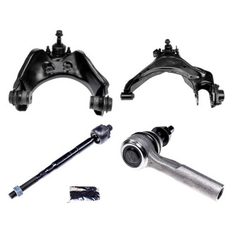 Dorman® - OE Solutions™ Front Driver Side Lower and Upper Control Arm with Ball Joint and Tie Rod End Kit
