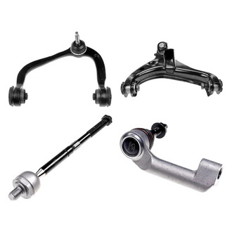 Dorman® - OE Solutions™ Front Driver Side Lower and Upper Control Arm with Ball Joint and Tie Rod End Kit