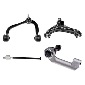 Dorman® - OE Solutions™ Front Driver Side Lower and Upper Control Arm with Ball Joint and Tie Rod End Kit