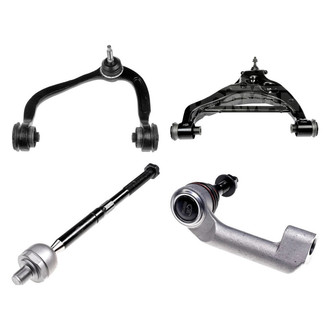 Dorman® - OE Solutions™ Front Driver Side Lower and Upper Control Arm with Ball Joint and Tie Rod End Kit