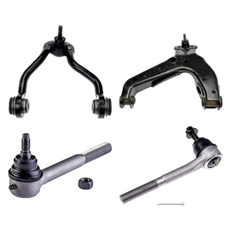 Dorman® - OE Solutions™ Front Driver Side Lower and Upper Control Arm with Ball Joint and Tie Rod End Kit