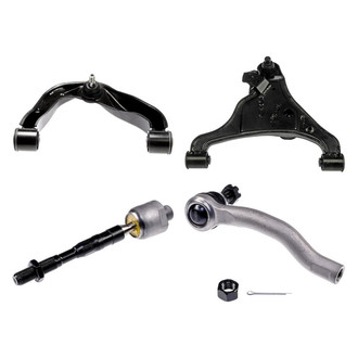 Dorman® - OE Solutions™ Front Driver Side Lower and Upper Control Arm with Ball Joint and Tie Rod End Kit