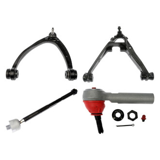 Dorman® - OE Solutions™ Front Driver Side Lower and Upper Control Arm with Ball Joint and Tie Rod End Kit