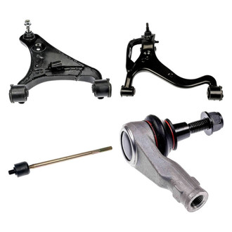 Dorman® - OE Solutions™ Front Driver Side Lower and Upper Control Arm with Ball Joint and Tie Rod End Kit