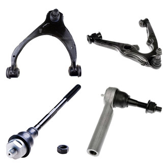 Dorman® - OE Solutions™ Front Driver Side Lower and Upper Control Arm with Ball Joint and Tie Rod End Kit