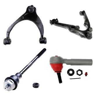 Dorman® - OE Solutions™ Front Driver Side Lower and Upper Control Arm with Ball Joint and Tie Rod End Kit