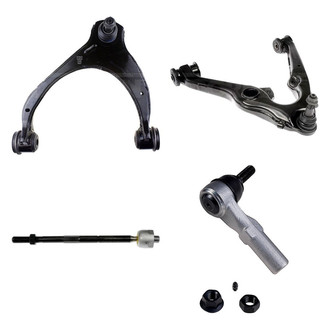Dorman® - OE Solutions™ Front Driver Side Lower and Upper Control Arm with Ball Joint and Tie Rod End Kit