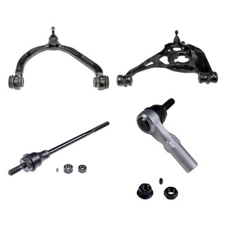 Dorman® - OE Solutions™ Front Driver Side Lower and Upper Control Arm with Ball Joint and Tie Rod End Kit