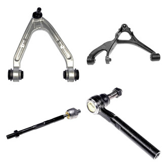 Dorman® - OE Solutions™ Front Driver Side Lower and Upper Control Arm with Ball Joint and Tie Rod End Kit