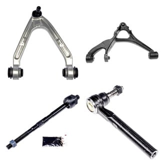 Dorman® - OE Solutions™ Front Driver Side Lower and Upper Control Arm with Ball Joint and Tie Rod End Kit