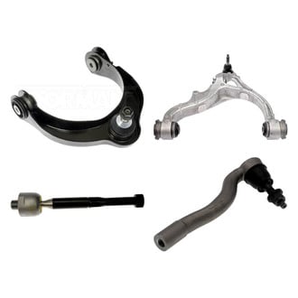 Dorman® - OE Solutions™ Front Driver Side Lower and Upper Control Arm with Ball Joint and Tie Rod End Kit