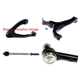 Dorman® - OE Solutions™ Front Driver Side Lower and Upper Control Arm with Ball Joint and Tie Rod End Kit