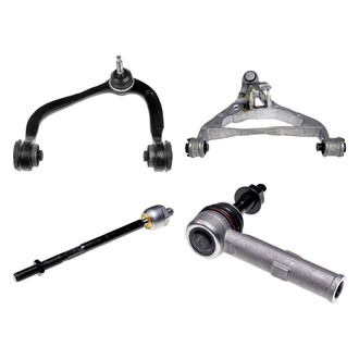 Dorman® - OE Solutions™ Front Driver Side Lower and Upper Control Arm with Ball Joint and Tie Rod End Kit