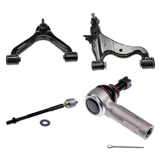 Dorman® - OE Solutions™ Front Driver Side Lower and Upper Control Arm with Ball Joint and Tie Rod End Kit