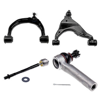 Dorman® - OE Solutions™ Front Driver Side Lower and Upper Control Arm with Ball Joint and Tie Rod End Kit