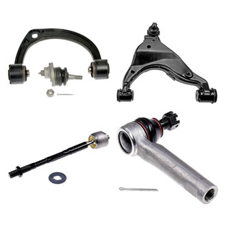 Dorman® - OE Solutions™ Front Driver Side Lower and Upper Control Arm with Ball Joint and Tie Rod End Kit