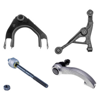 Dorman® - OE Solutions™ Front Driver Side Lower and Upper Control Arm with Ball Joint and Tie Rod End Kit