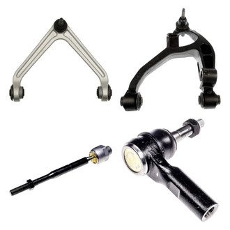 Dorman® - OE Solutions™ Front Driver Side Lower and Upper Control Arm with Ball Joint and Tie Rod End Kit
