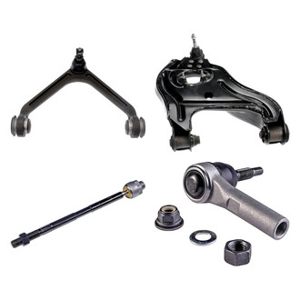 Dorman® - OE Solutions™ Front Driver Side Lower and Upper Control Arm with Ball Joint and Tie Rod End Kit