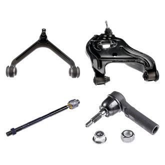 Dorman® - OE Solutions™ Front Driver Side Lower and Upper Control Arm with Ball Joint and Tie Rod End Kit