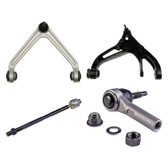 Dorman® - OE Solutions™ Front Driver Side Lower and Upper Control Arm with Ball Joint and Tie Rod End Kit