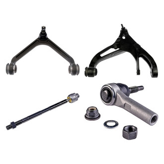 Dorman® - OE Solutions™ Front Driver Side Lower and Upper Control Arm with Ball Joint and Tie Rod End Kit