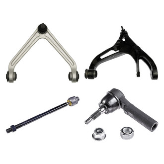 Dorman® - OE Solutions™ Front Driver Side Lower and Upper Control Arm with Ball Joint and Tie Rod End Kit