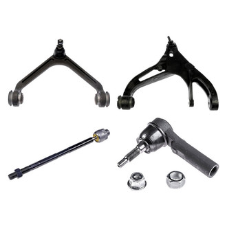 Dorman® - OE Solutions™ Front Driver Side Lower and Upper Control Arm with Ball Joint and Tie Rod End Kit