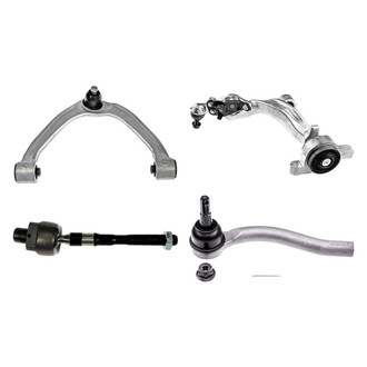 Dorman® - OE Solutions™ Front Driver Side Lower and Upper Control Arm with Ball Joint and Tie Rod End Kit