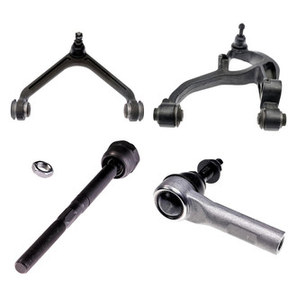 Dorman® - OE Solutions™ Front Driver Side Lower and Upper Control Arm with Ball Joint and Tie Rod End Kit