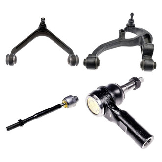 Dorman® - OE Solutions™ Front Driver Side Lower and Upper Control Arm with Ball Joint and Tie Rod End Kit